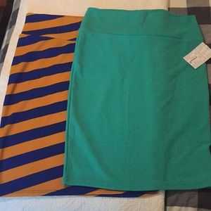 2 LuLaRoe Cassie Pencil Skirts